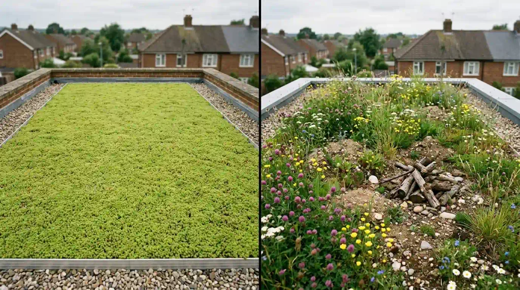 Is a sedum roof good for biodiversity