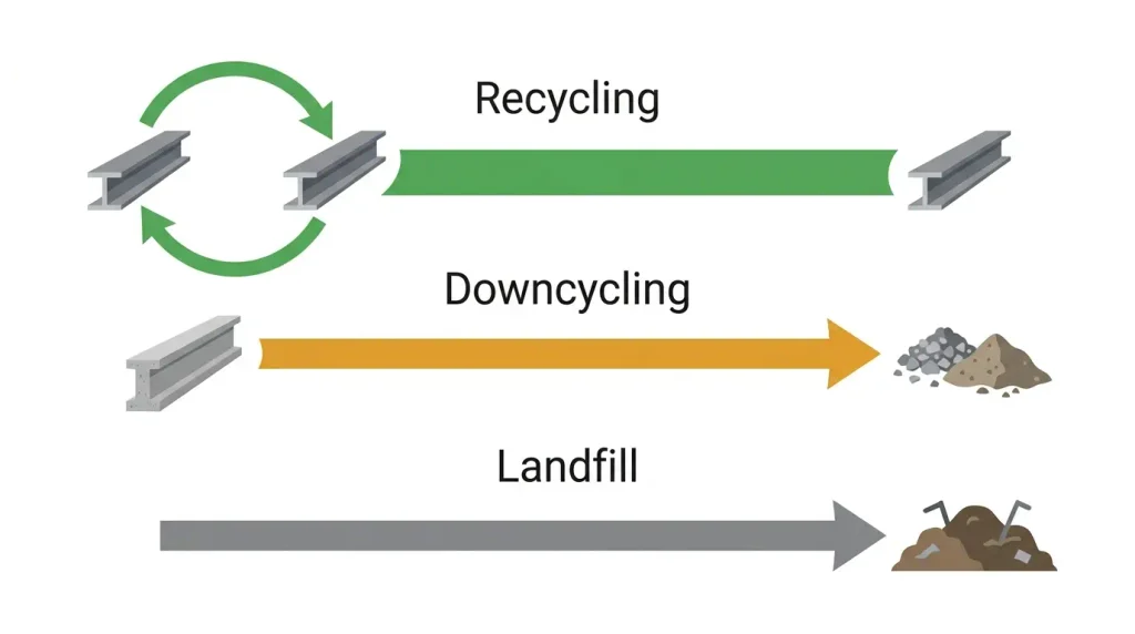 How Does Construction Waste Affect the Environment? 3 Recovery, recycling and downcycling