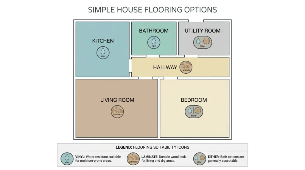 Benefits of Vinyl Flooring Over Laminate: What Actually Matters 5 Room by Room