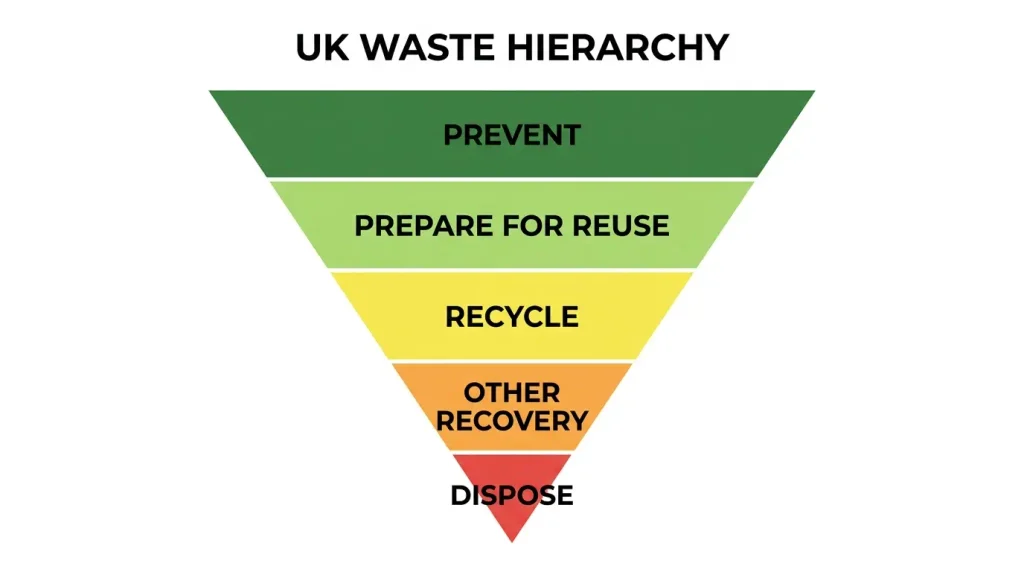 How Does Construction Waste Affect the Environment? 4 The waste hierarchy is a duty, not a suggestion