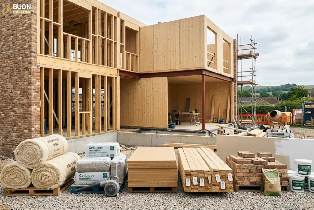 10 Eco-Friendly Building Materials for Construction Projects 1 Eco-friendly building materials for UK homes