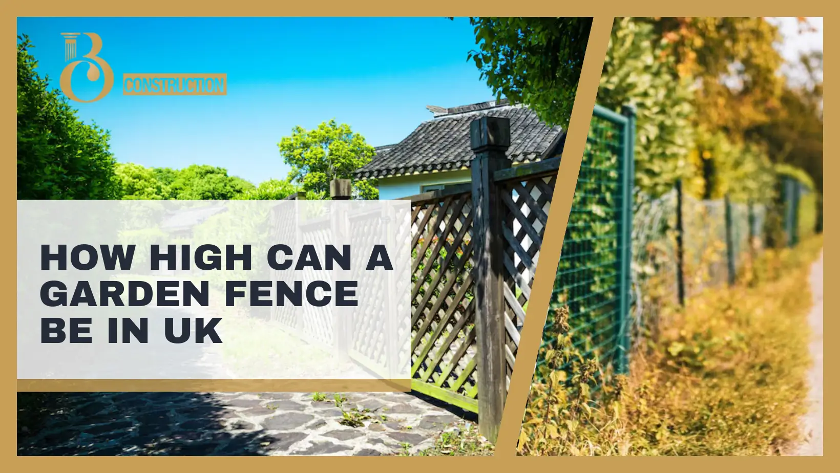 How High Can A Garden Fence Be Uk