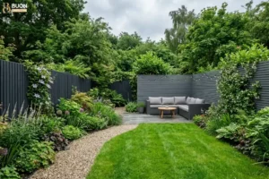 Fence Paint Makes a Garden Look Bigger