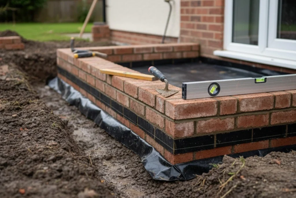 Porch in nottingham
Foundations, Damp Proofing, and Why Porches Crack