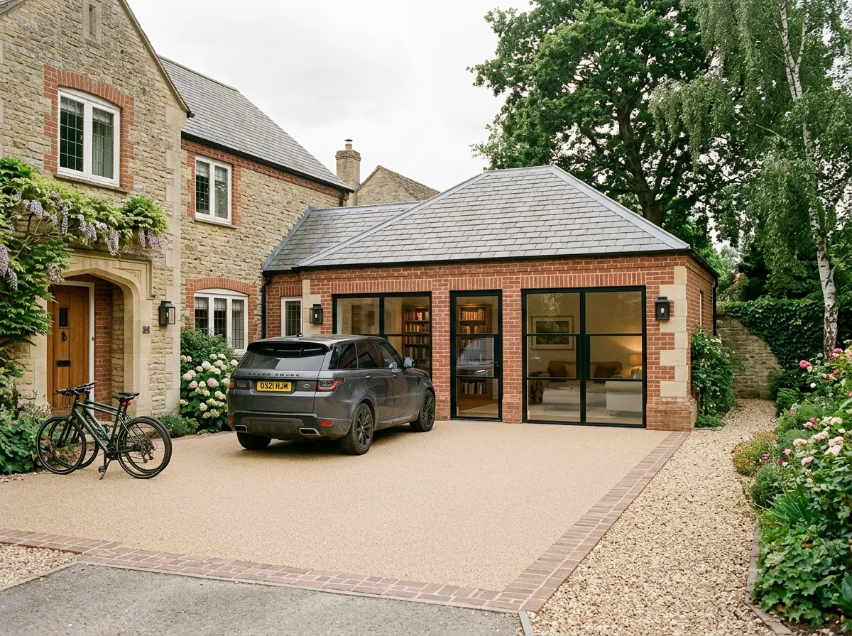 6 Completed double garage conversion in Nottingham