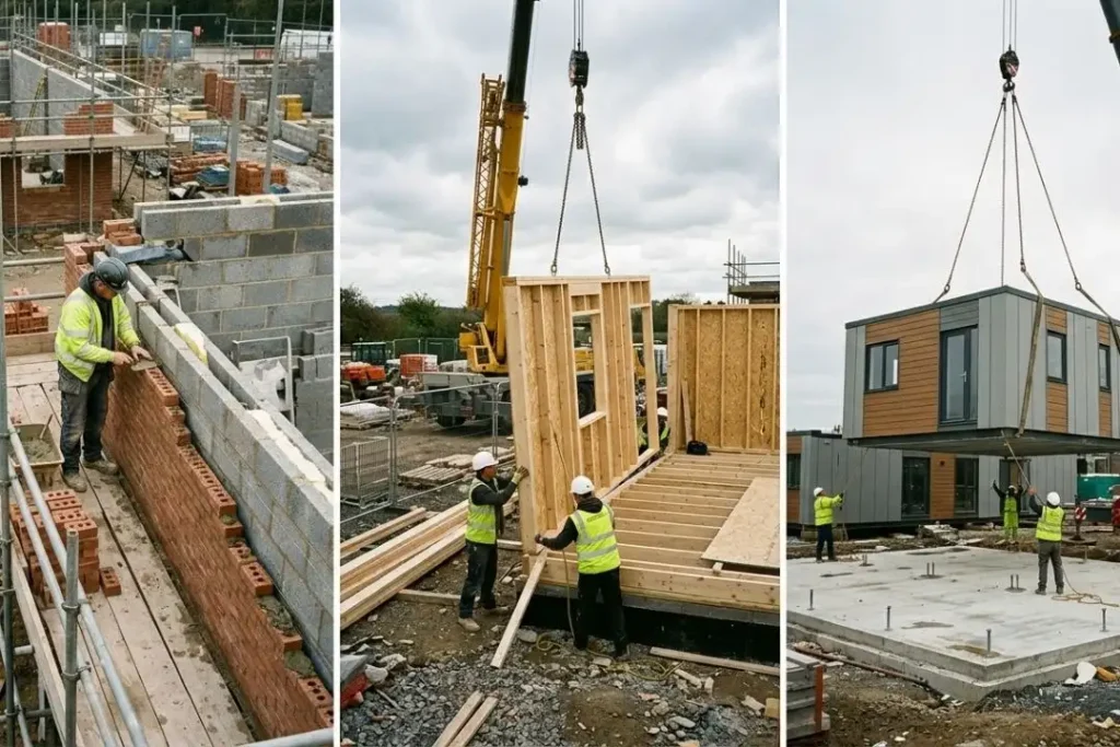 Methods Compared Brick Timber Frame and Prefab