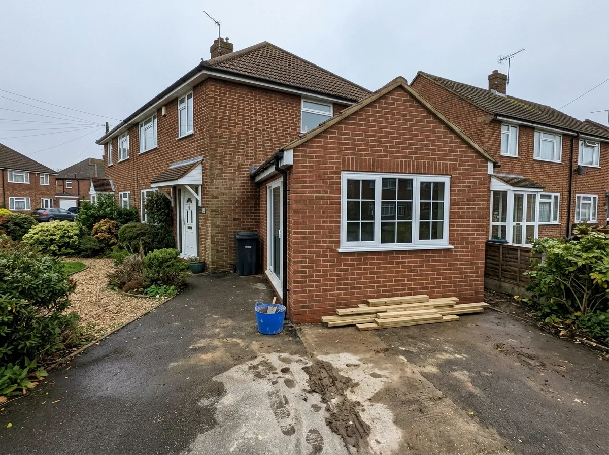3 Completed garage conversion on a Nottingham home