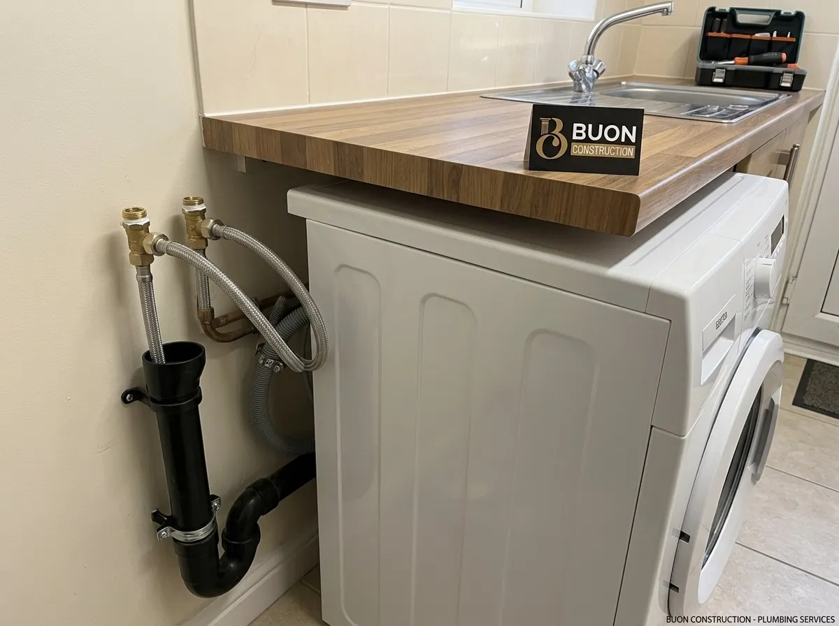 9 Washing machine plumbed into a utility room in Carlton, Nottingham