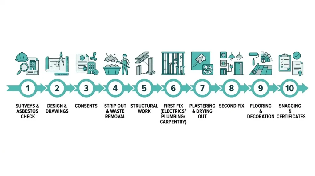 Tips When Renovating an Apartment: What UK Flat Owners Need to Know First 4 The Right Order of Works
