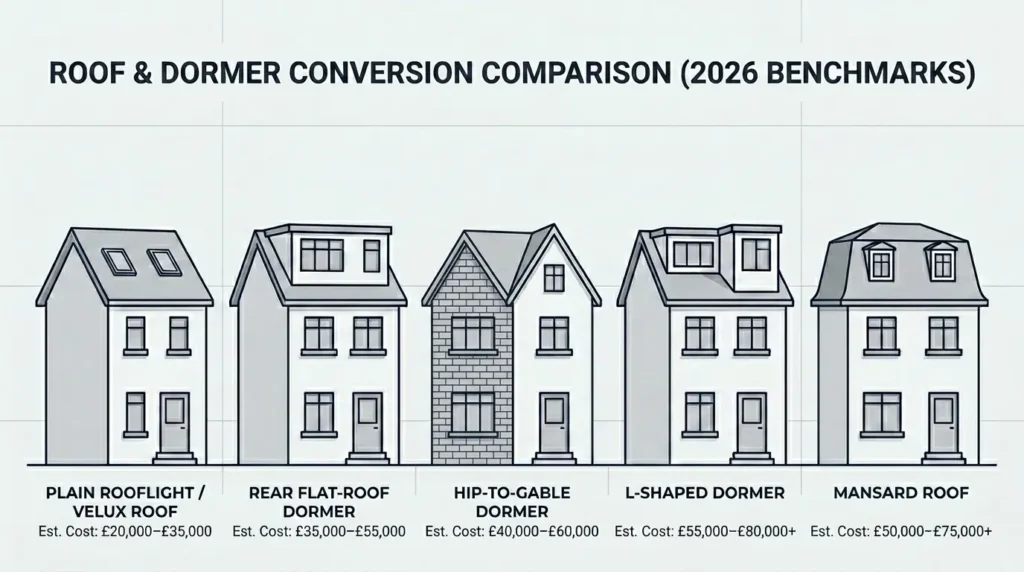 UK Dormer Loft Conversion Cost Benchmarks